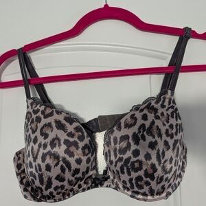 Leopard Print Women's Bra